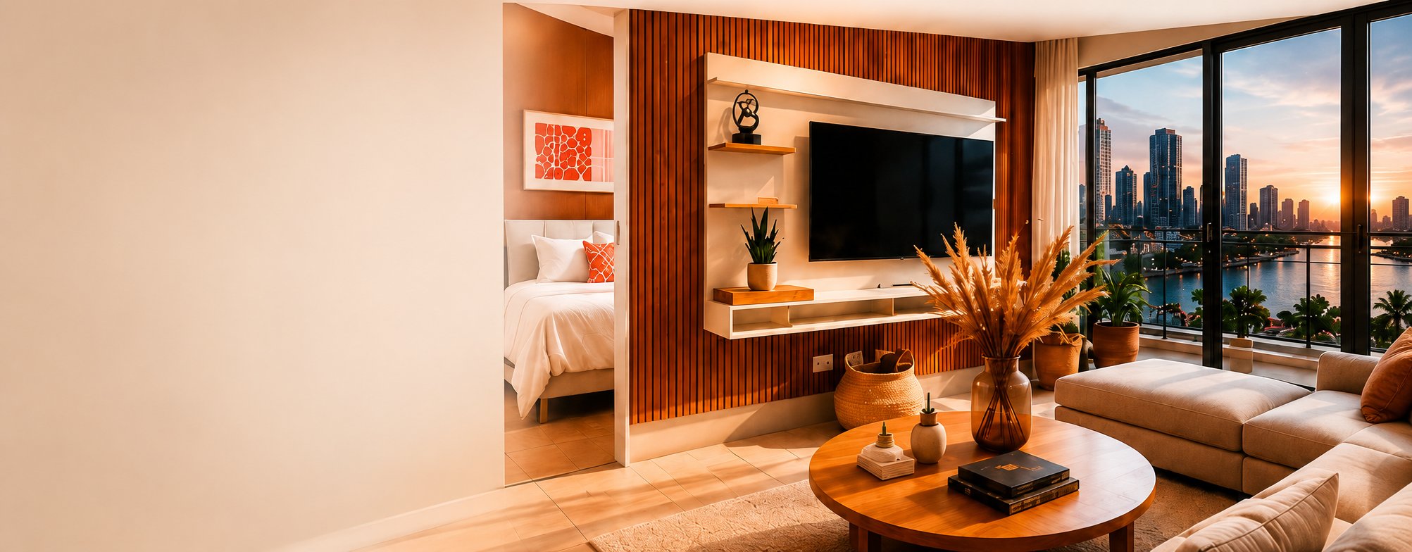 Apartamento de luxo no Panamá com vista para a cidade